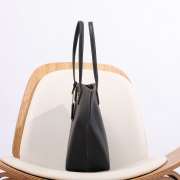 Uubags Burberry TB Medium Leather Tote Bag Black 34x14x28cm - 3