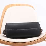 Uubags Burberry TB Medium Leather Tote Bag Black 34x14x28cm - 2