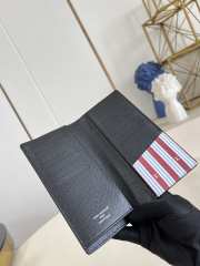 Uubags Louis Vuitton M15156 Brazza Wallet Monogram Heritage Canvas Blue 10x19x2cm - 2