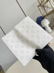 Uubags Louis Vuitton M15156 Brazza Wallet Monogram Heritage Canvas Off-White 10x19x2cm - 3