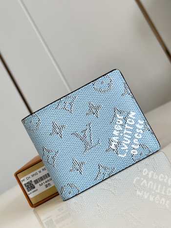 Uubags Louis Vuitton M14691 Multiple Wallet In Blue 11.5x9x1.5cm