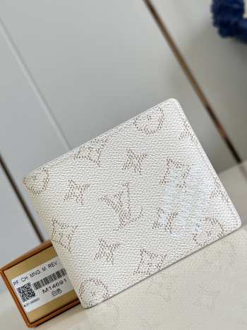 Uubags Louis Vuitton M14691 Multiple Wallet In White 11.5x9x1.5cm