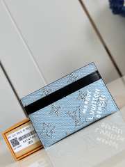 Uubags Louis Vuitton M14766 Double Card Holder In Blue 11x7x1.5cm - 1