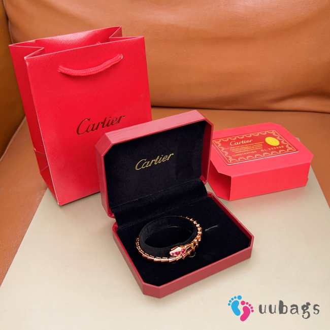 Uubags Bvlgari Serpenti Viper 18 kt rose gold bracelet  - 1