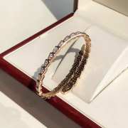 Uubags Bvlgari Serpenti Viper 18 kt yellow gold bracelet set with full pave diamonds - 6