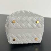 Uubags Bottega Veneta Mini Wallace Bag In Grey 17x13.5x5cm - 3
