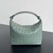 Uubags Bottega Veneta Mini Wallace Bag In Green 17x13.5x5cm - 1