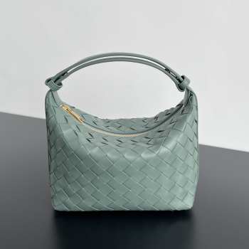 Uubags Bottega Veneta Mini Wallace Bag In Green 17x13.5x5cm