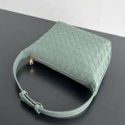 Uubags Bottega Veneta Mini Wallace Bag In Green 17x13.5x5cm - 3
