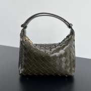 Uubags Bottega Veneta Wallace Bag In Khaki 22x13x9.5cm - 1