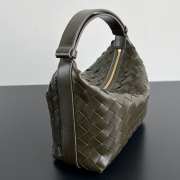 Uubags Bottega Veneta Wallace Bag In Khaki 22x13x9.5cm - 5