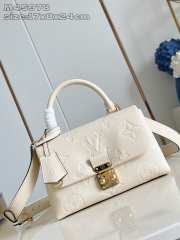 Uubags Louis Vuitton M45977 Madeleine BB Bag In White 24x17x8.5cm - 1
