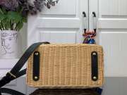 Uubags Louis Vuitton M14366 Capucines BB Rattan And Cowhide Bag In Black 18x27x9cm - 6