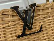 Uubags Louis Vuitton M14366 Capucines BB Rattan And Cowhide Bag In Black 18x27x9cm - 3