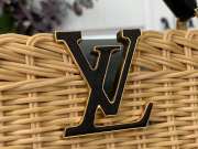 Uubags Louis Vuitton M14365 Capucines Mini Rattan And Cowhide Bag In Black 14x21x8cm - 2