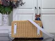 Uubags Louis Vuitton M14366 Capucines BB Rattan And Cowhide Bag In White 18x27x9cm - 3