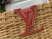 Uubags Louis Vuitton M14366 Capucines BB Rattan And Cowhide Bag In Pink 18x27x9cm - 2