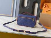 Uubags Louis Vuitton M46595 Pochette Metis East West In Navy Blue 21.5x13x6.5cm - 5