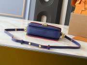 Uubags Louis Vuitton M46595 Pochette Metis East West In Navy Blue 21.5x13x6.5cm - 4
