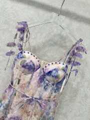 Uubags Zimmermann floral-print maxi dress in purple - 3