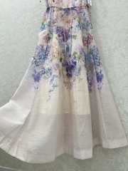 Uubags Zimmermann floral-print maxi dress in purple - 2