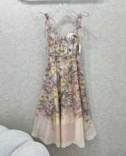 Uubags Zimmermann floral-print maxi dress in pink - 1