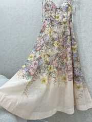 Uubags Zimmermann floral-print maxi dress in pink - 6