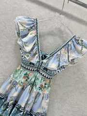 Uubags Zimmermann Camilla crystal-embellished cotton minidress - 5