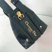 Uubags Dior Small D-Journey Bag in Vintage Black Smooth Calfskin 25.5x14.5x14cm - 6
