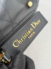 Uubags Dior Small D-Journey Bag in Vintage Black Smooth Calfskin 25.5x14.5x14cm - 2