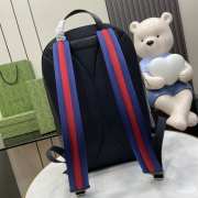 Uubags Gucci GG Supreme canvas backpack in navy blue 44x28x15.5cm - 6