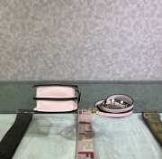 Uubags Fendi micro Peekaboo light pink bag nappa leather miniature 11x8x8cm - 4