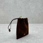 Uubags Miu Miu Brown Suede Pouch 18x20cm - 5