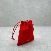 Uubags Miu Miu Red Suede Pouch 18x20cm - 6