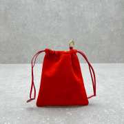Uubags Miu Miu Red Suede Pouch 18x20cm - 5