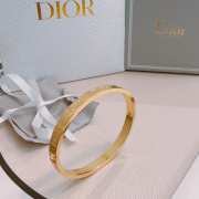 Uubags Dior Code Bangle Gold-Finish Metal - 1