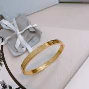 Uubags Dior Code Bangle Gold-Finish Metal - 3