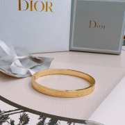 Uubags Dior Code Bangle Gold-Finish Metal - 4