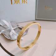 Uubags Dior Code Bangle Gold-Finish Metal - 2
