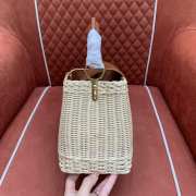Uubags Louis Vuitton M26025 Capucines BB Bag Rattan And Cowhide In Brown 18x27x9cm - 4