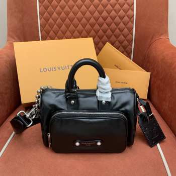 Uubags Louis Vuitton M13988 Keepall Cargo Bandoulière 25 Bag In Black 25x15x11cm