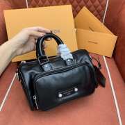 Uubags Louis Vuitton M13988 Keepall Cargo Bandoulière 25 Bag In Black 25x15x11cm - 6