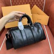 Uubags Louis Vuitton M13988 Keepall Cargo Bandoulière 25 Bag In Black 25x15x11cm - 2
