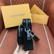 Uubags Louis Vuitton M13987 nylon bag black calfskin 25x17.5x11cm - 6