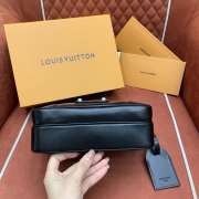 Uubags Louis Vuitton M13987 nylon bag black calfskin 25x17.5x11cm - 4