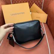 Uubags Louis Vuitton M13987 nylon bag black calfskin 25x17.5x11cm - 2