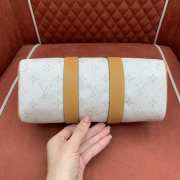 Uubags Louis Vuitton M15076 Keepall Bandoulière 25 Bag Off-White 25x15x11cm - 5