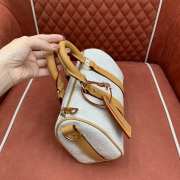 Uubags Louis Vuitton M15076 Keepall Bandoulière 25 Bag Off-White 25x15x11cm - 3