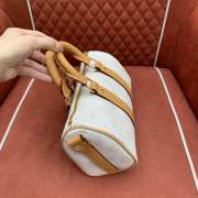 Uubags Louis Vuitton M15076 Keepall Bandoulière 25 Bag Off-White 25x15x11cm - 2