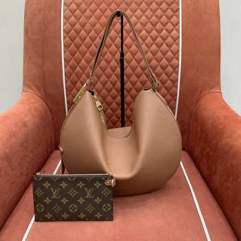 Uubags Louis Vuitton M14642 Low Key Cookie MM Bag Cognac Brown 32x26x5cm
